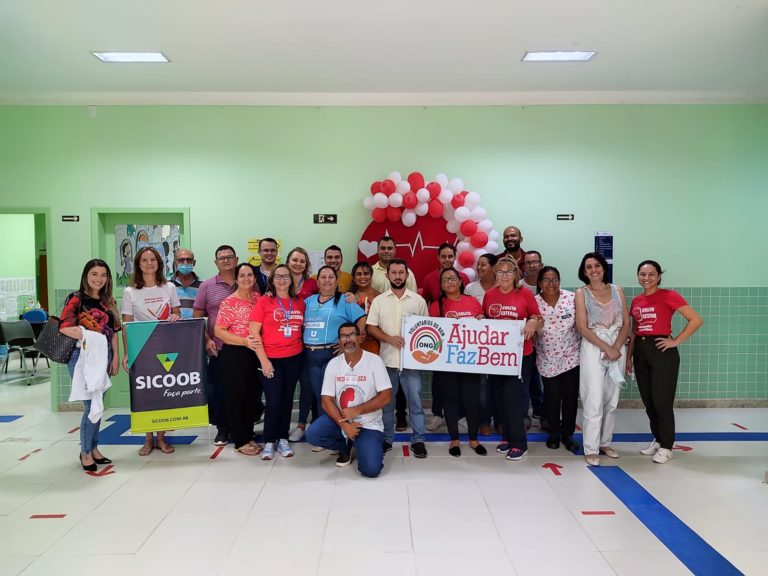 Equipe de voluntários e promotores da campanha