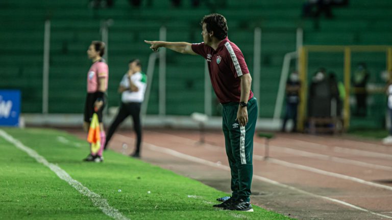 Fernando Diniz lamenta eliminação do Fluminense na Sul-Americana