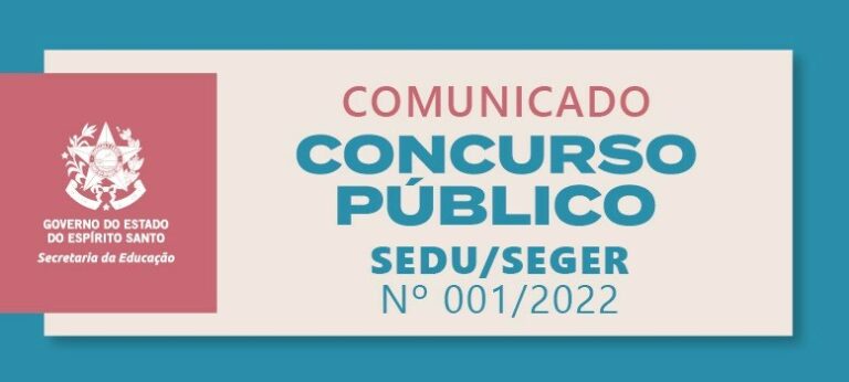 Governo publica novo cronograma de posse dos aprovados no concurso Seger/Sedu