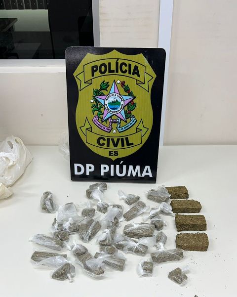 DP de Piúma prende homem e apreende drogas e animais silvestres