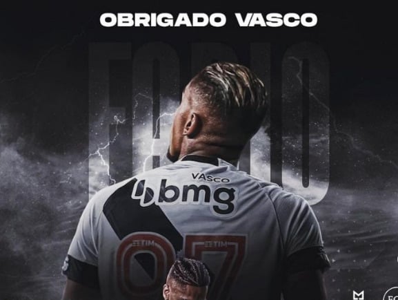 Fábio Gomes se despede do Vasco: “Foi um privilégio enorme”