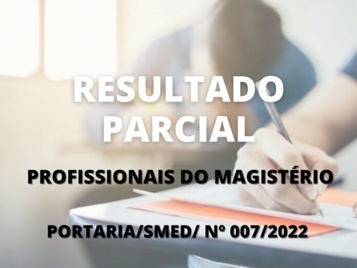 Resultado parcial para Profissionais do Magistério