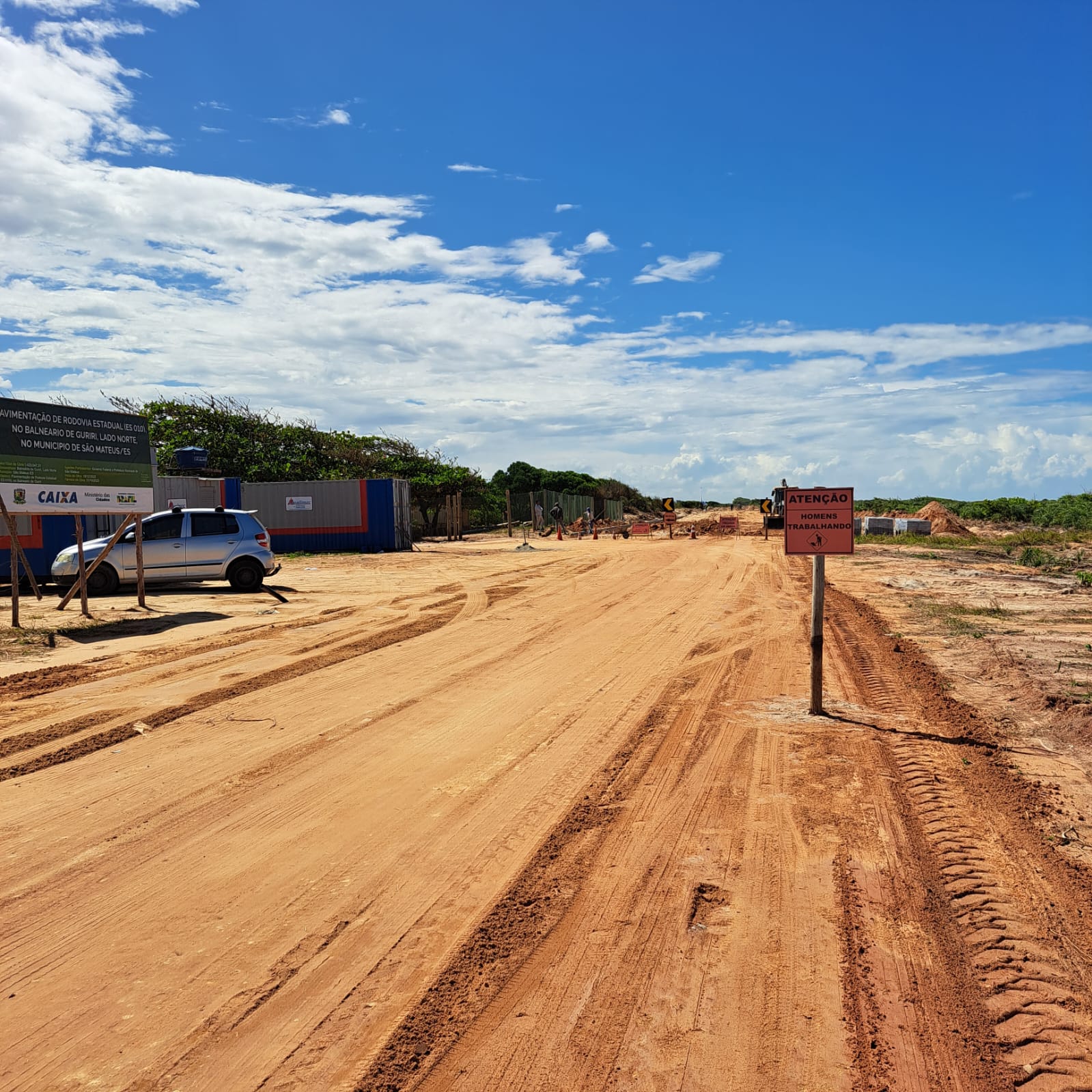 PREFEITURA DE SÃO MATEUS INICIA OBRAS DE URBANIZAÇÃO DA ORLA NORTE DE GURIRI NO TRECHO DEPOIS DO TAMAR