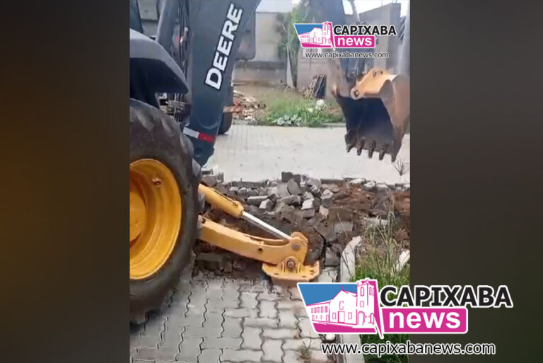 Vídeo: demolição de rua recém-construída em Marataízes é chamada de “surreal” e viraliza nas redes sociais