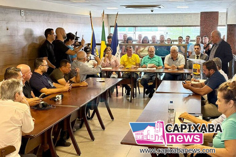 Toninho, em coletiva de imprensa, revela débito milionário e as medidas adotadas para evitar colapso administrativo